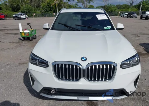 2023 BMW X3 Sdrive30I из США, поврежденный, VIN 5UX43DP08P9N72475